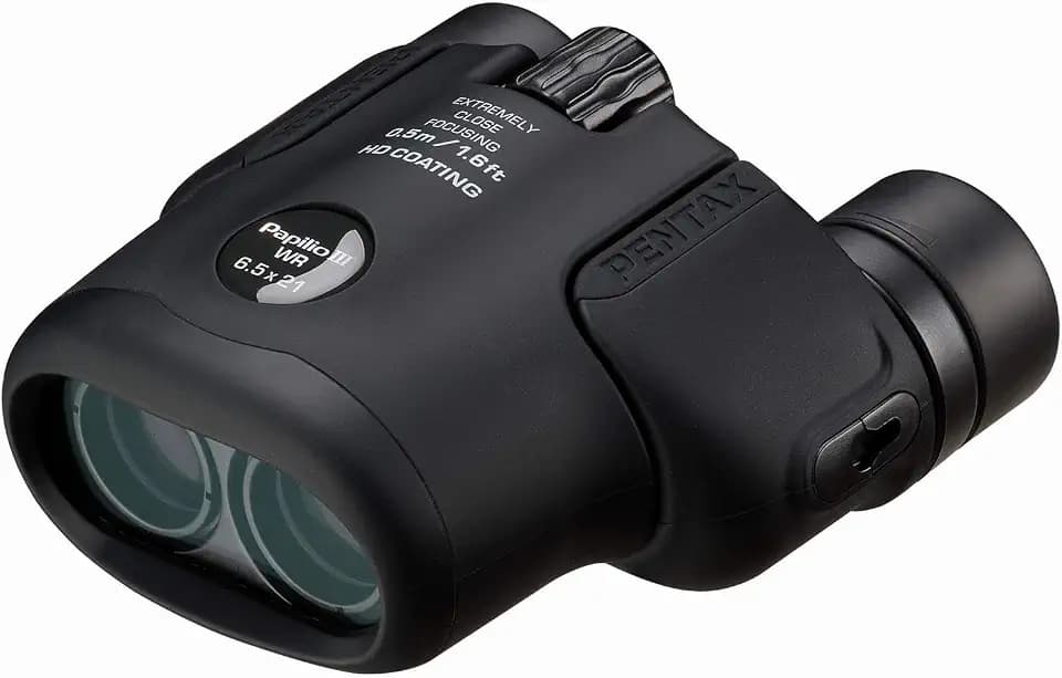 PENTAX Papilio III 6.5x21WR Black Compact Binocular
