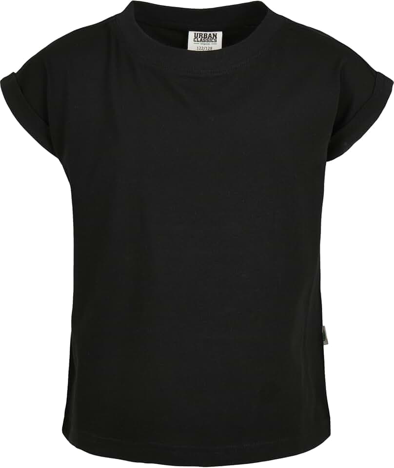 Urban Classics Mädchen Uck2983-girls Organic Extended Shoulder Tee T-Shirt (1er Pack)