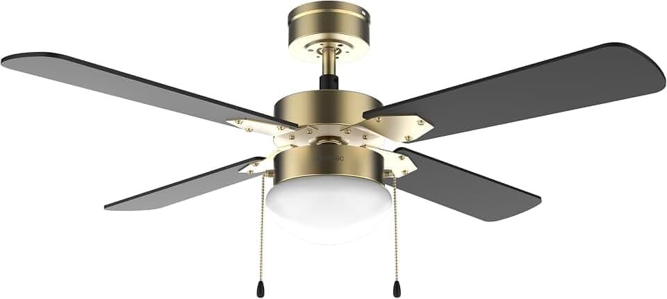 Cecotec Deckenventilator EnergySilence Aero 450 GoldBlack, 106 cm