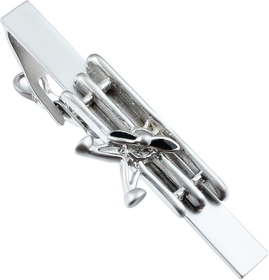 HAWSON 2 inch/ 2.2 inch Tie Clip for Men, Novelty Tie Bar Clip for Men and Boys, Interesting Tie Clip for Party