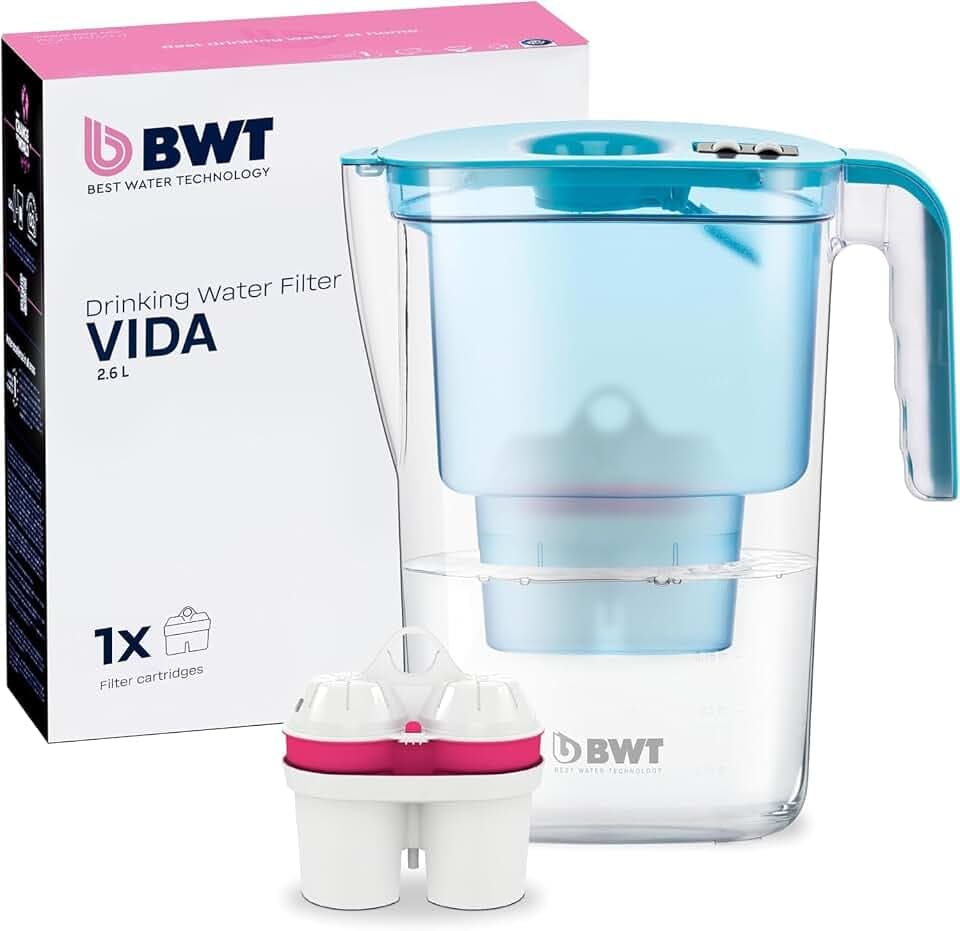 BWT Wasserfilter VIDA Petrol 2,6L inkl. 1 Magnesium Filterkartusche