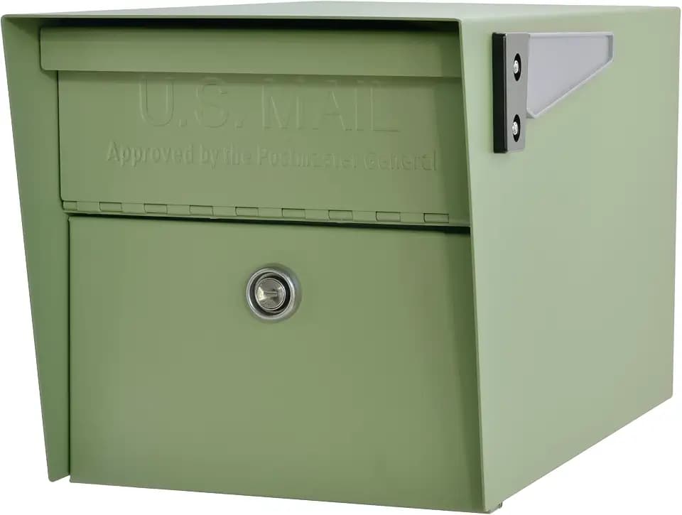 Mail Boss Mail Manager Mid Century Modern Locking Post Mount Mailbox