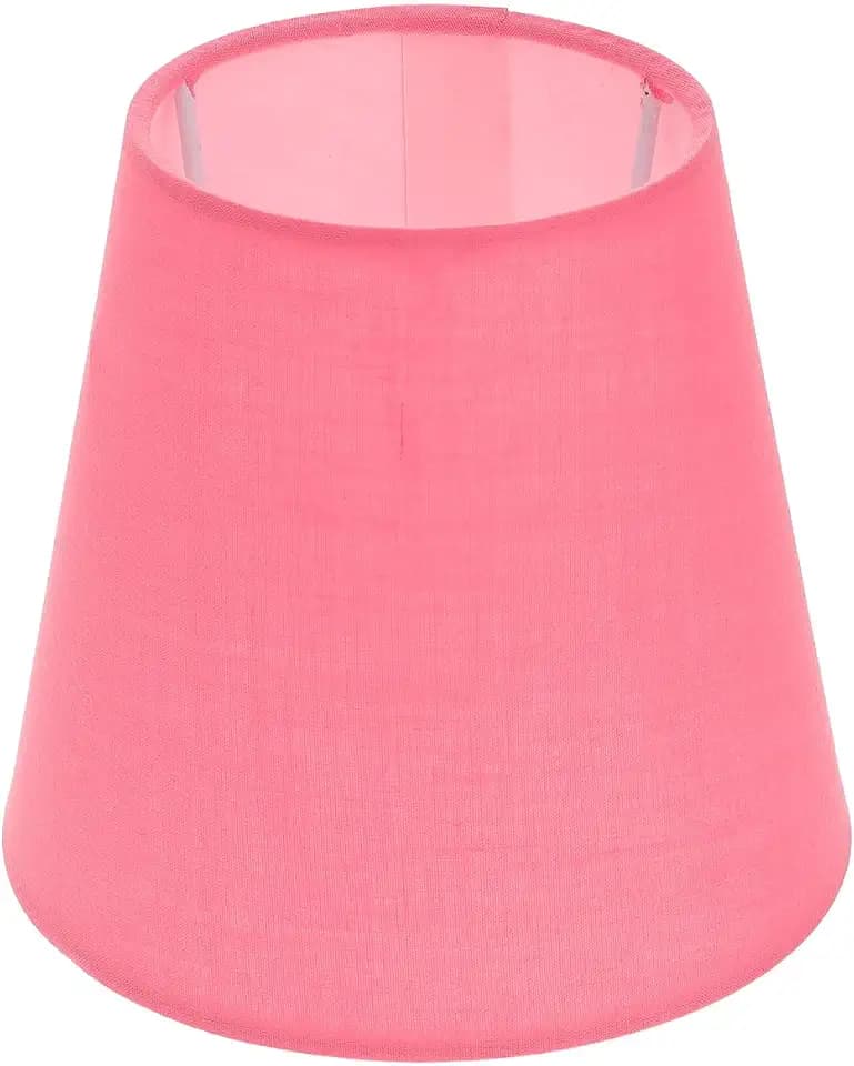 Lampenschirm Stoff Pink 14.00X14.00X13.00cm E14 Macaron