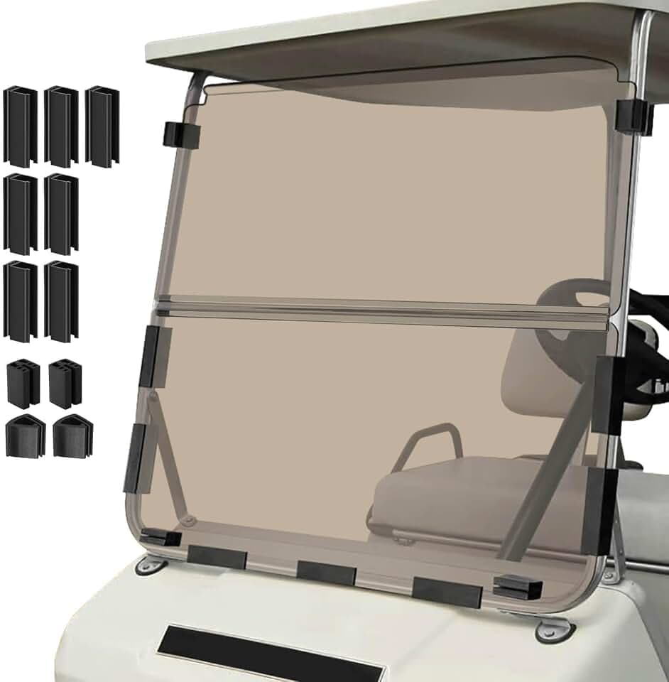 Golf Cart Windshield 3/16" (5MM) for Club Car DS 1982-2000 Tinted