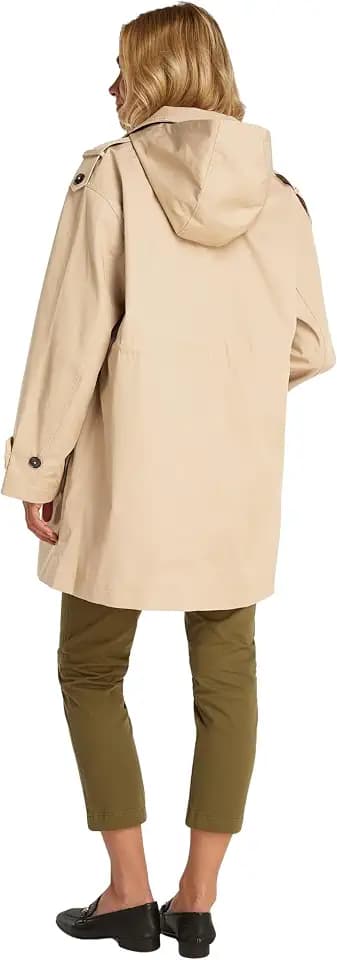 Tommy Hilfiger Damen Parka Cotton Hood Trenchcoat