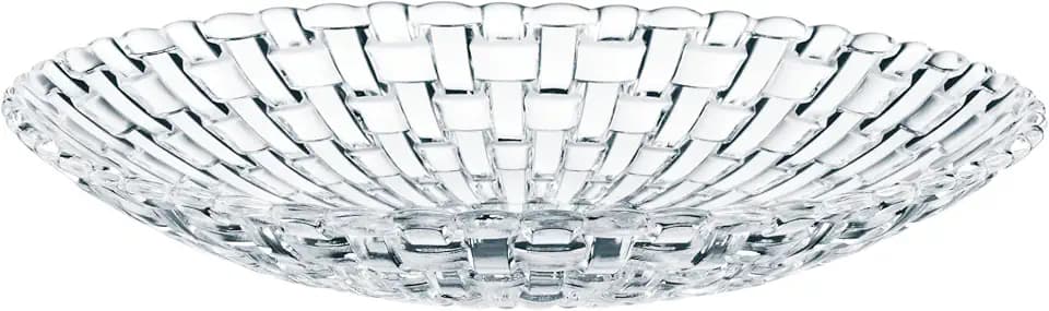 Nachtmann Bossa Nova Schale, 25 cm, Große Glasschale als Salatschüssel oder Obstschale aus brillantem Kristallglas, Spülmaschinenfest, 0077672-0