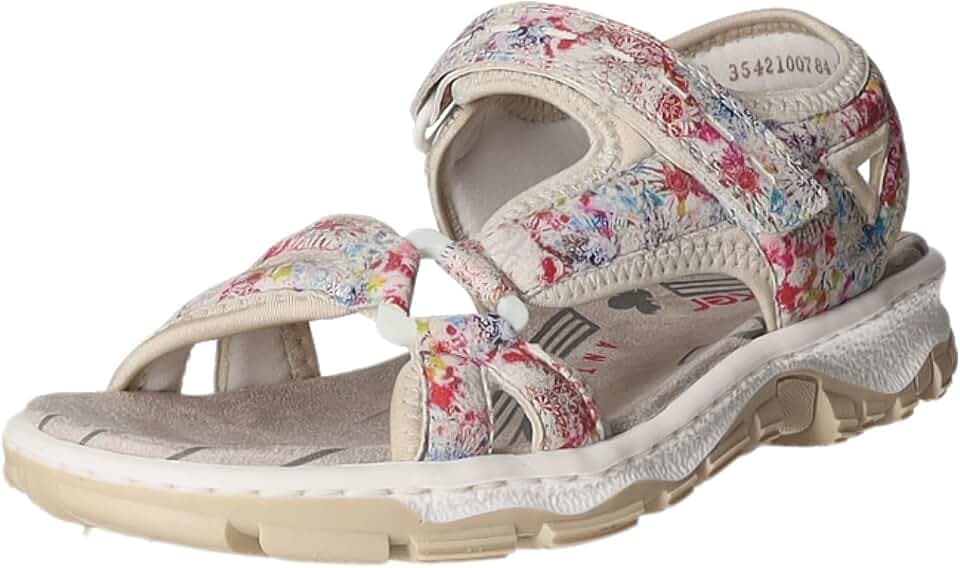Rieker Damen Klassische Sandalen 68879, Frauen Sandalen