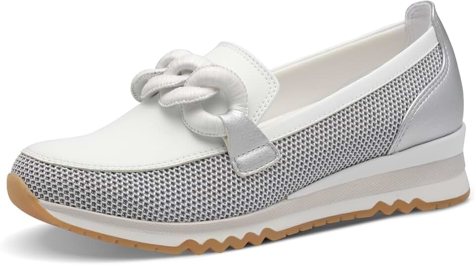 MARCO TOZZI Damen Slipper mit Wechselfußbett, Bequem