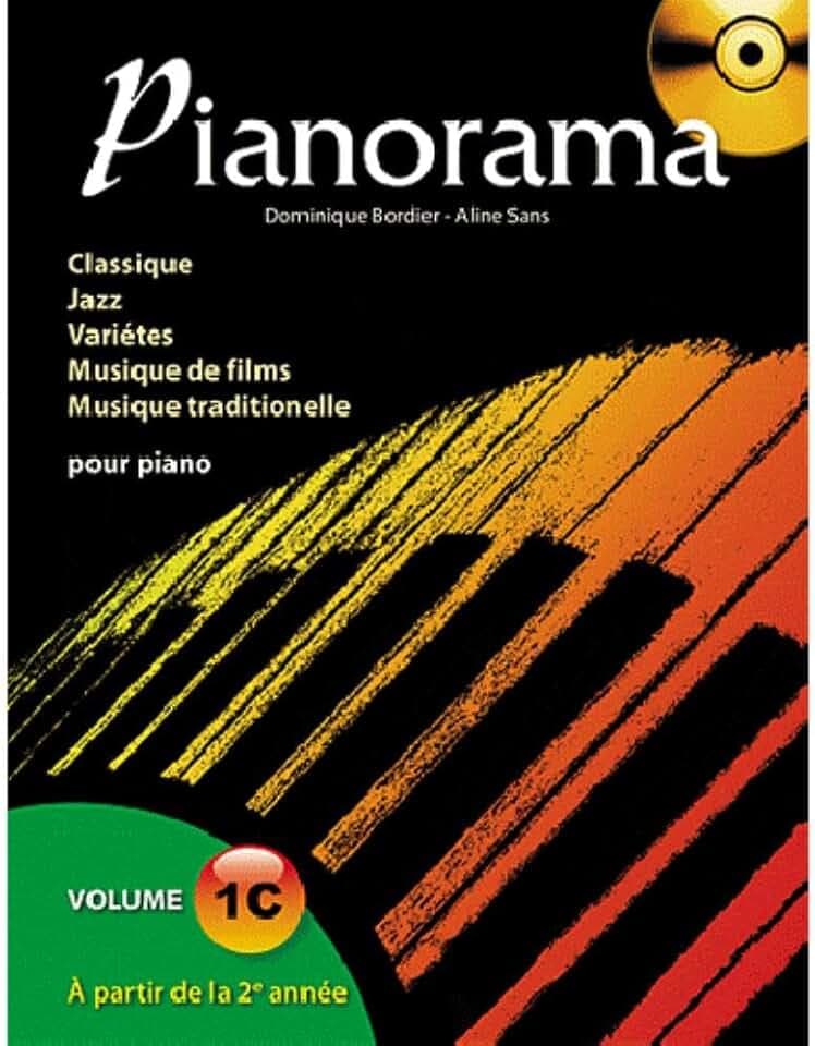 Pianorama 1c: Volume 1C, A partir de la 2e année