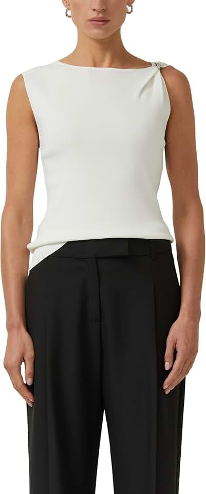 s.Oliver Black Label Damen 2177307 Pullover Kurzarm (1er Pack)