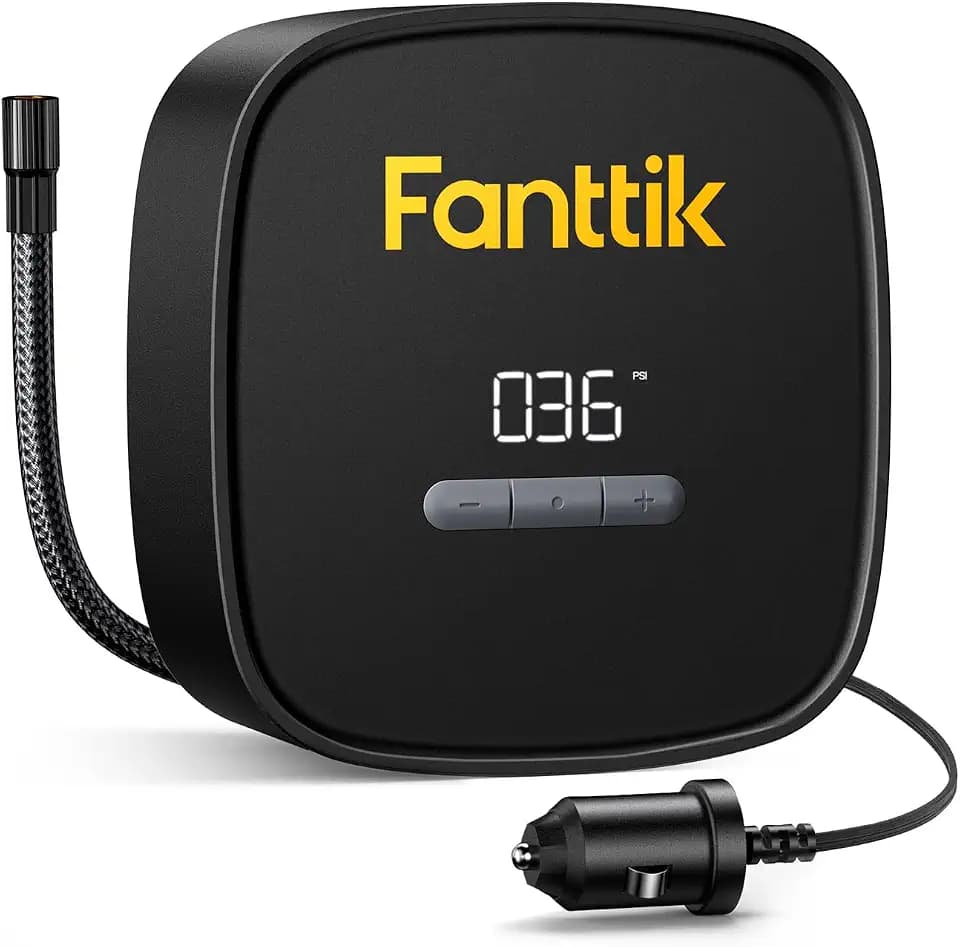 Fanttik X9 SE Portable Tire Inflator, Air Compressor with 9.8ft Power Cord