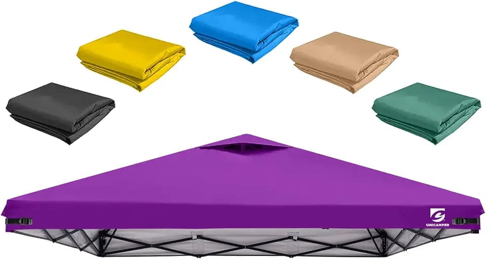 10x10 Pop Up Canopy Replacement Top Cover with Air Vent(Frame NOT INCUDE)