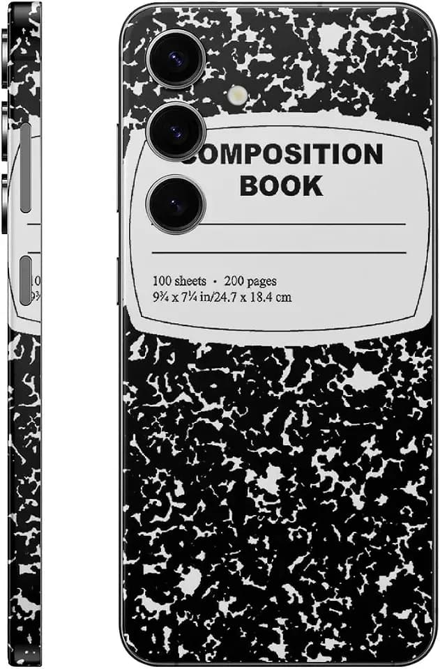Phone Skin Compatible with Samsung Galaxy S24+ - Composition Book - Premium 3M Vinyl Protective Wrap Decal Cover - Easy to Apply | Crafted in The USA by MightySkins