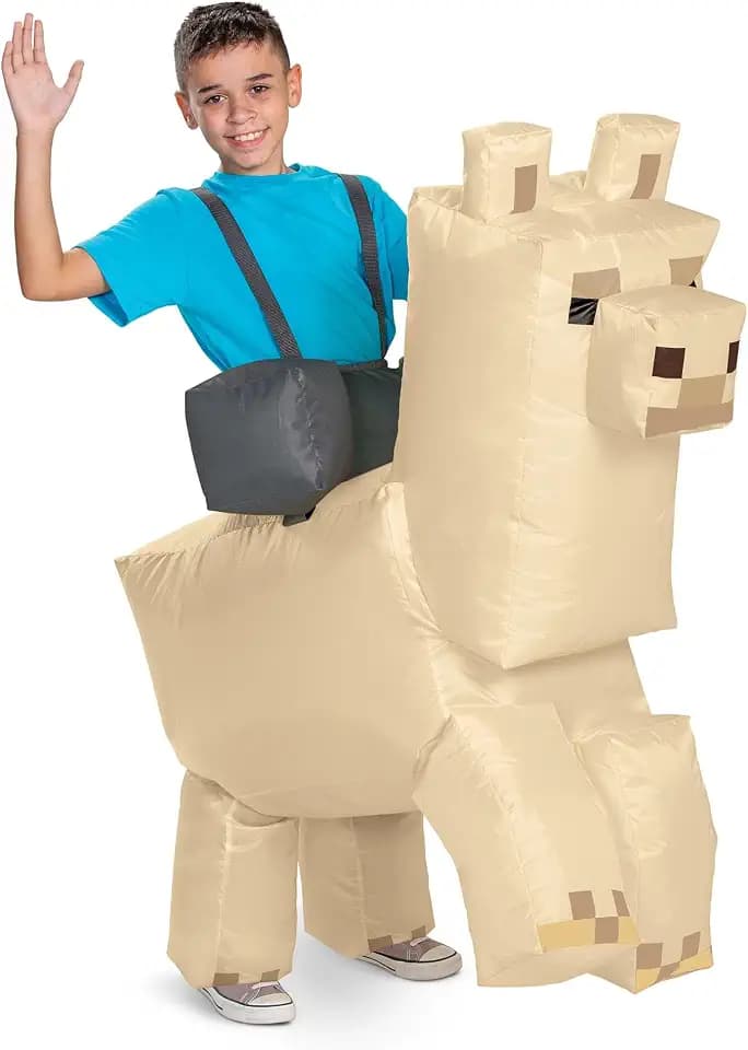 Minecraft 124349L-15L Llama Ride-ON aufblasbar (Kind), Multi, Einheitsgröße