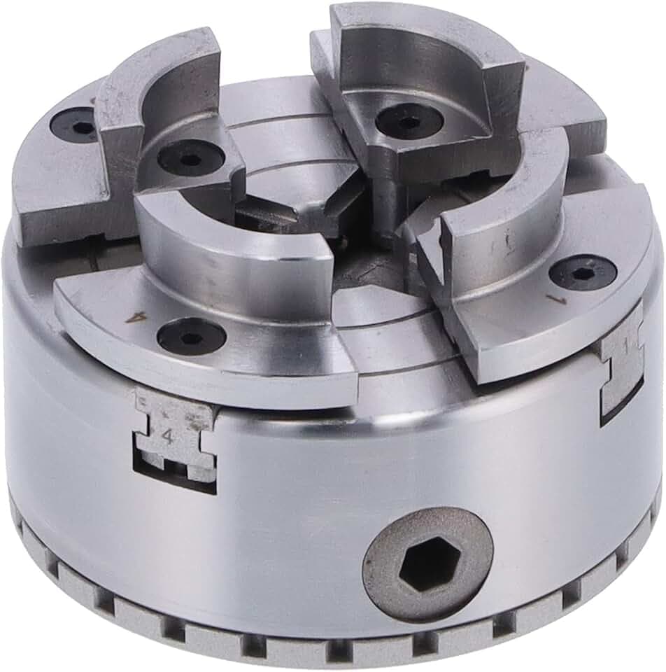 Selbstzentrierendes Drehfutter M40 4-Backen-Metall Zum Klemmen in der Holzbearbeitung, Stabil und Langlebig