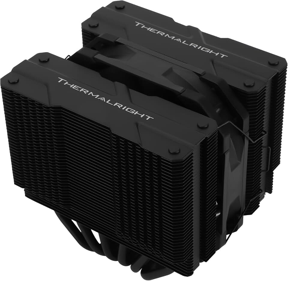 Thermalright Peerless Assassin 120 MINI Black CPU-Luftkühler, 6 Heatpipes, 120mm TL-D12B PWM-Lüfter,135mm hoch, Doppelturmkühler, für AM4/AM5/Intel LGA 1851/1700/1150/1151/1200/2011