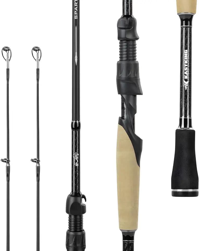 KastKing Spartacus II Plus Twin-Tip Spinning & Casting Fishing Rods