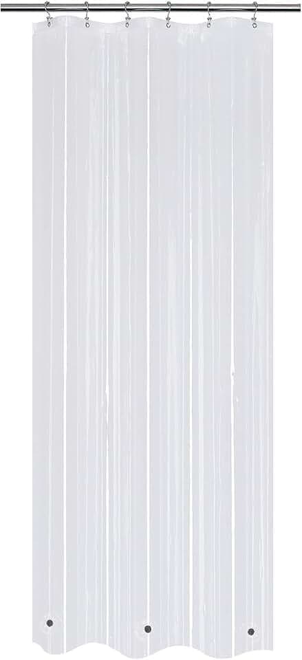 Mrs Awesome 32x72 Stall Size Shower Curtain Liner Clear
