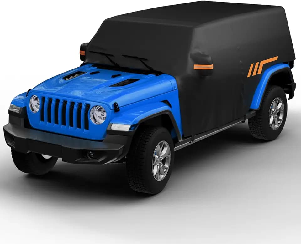 JOYTUTUS Cab Cover Compatible with Wrangler JK JL 4 Doors 2007-2026
