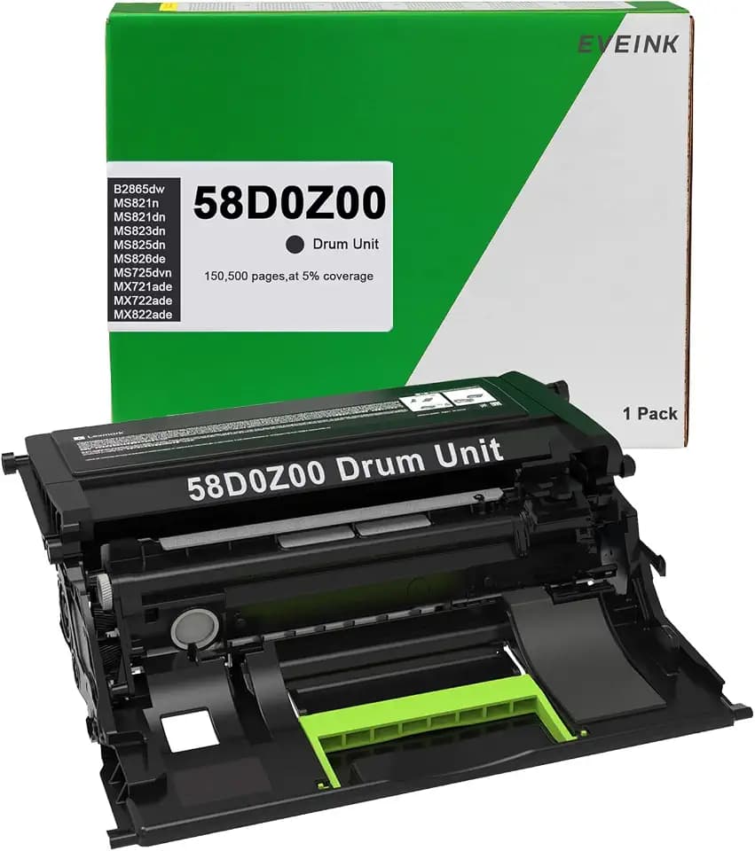 58D0Z00 Black Imaging Unit Replacement for Lexmark 58D0Z00 Imaging Unit