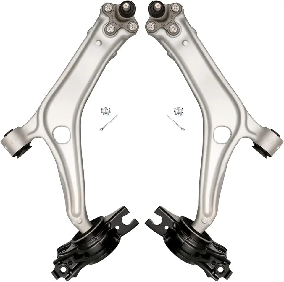 AUQDD 2Pc Suspension Front Lower Control Arm and Ball Joint Assembly Compatible With 2023 2024 2025 Ho-nda Accord (Replace # 5136030AA00 5135030AA00 CMS601325 CMS601326)