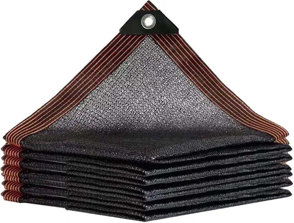 40% Black Shade Cloth,6x10 FT Durable Mesh Tarp with Grommets, Resistant Garden Sun Shade Netting, Shading Antifreezing for Pergola, Greenhouse, Plants Growing, Chicken Coop