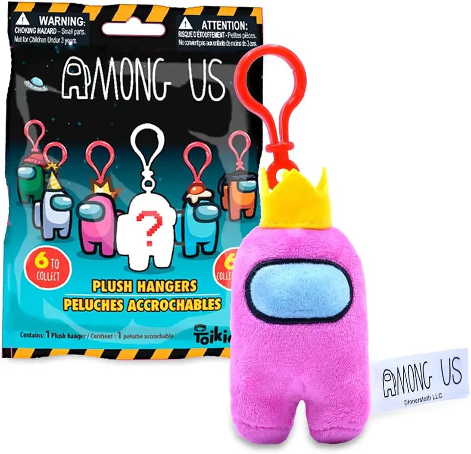 Just Toys LLC Among US 3" Plush Backpack Hangers - Series 2