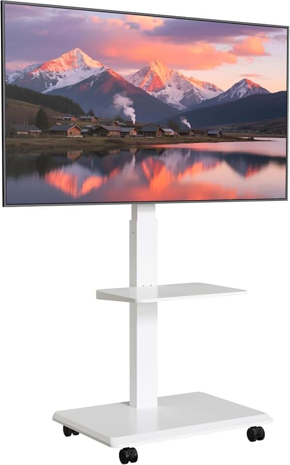 TV Ständer Rollbar aus Stahl für 37-75 Zoll Fernseher bis 50 kg