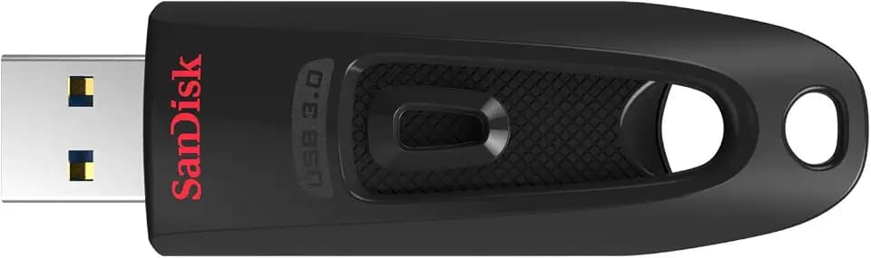 SANDISK 256GB Ultra, USB-A Flash Drive, Up to 130MB/s Read Speeds