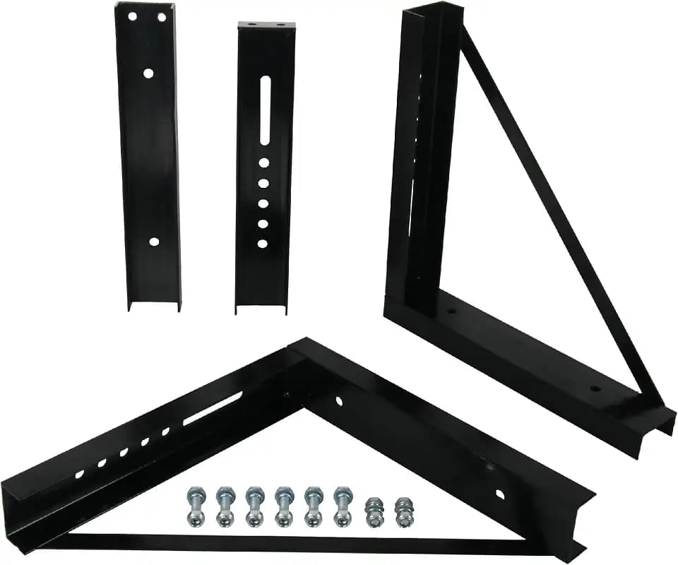 18"×18" Underbody Truck Box Brackets，Bolted Structural，Set of 3