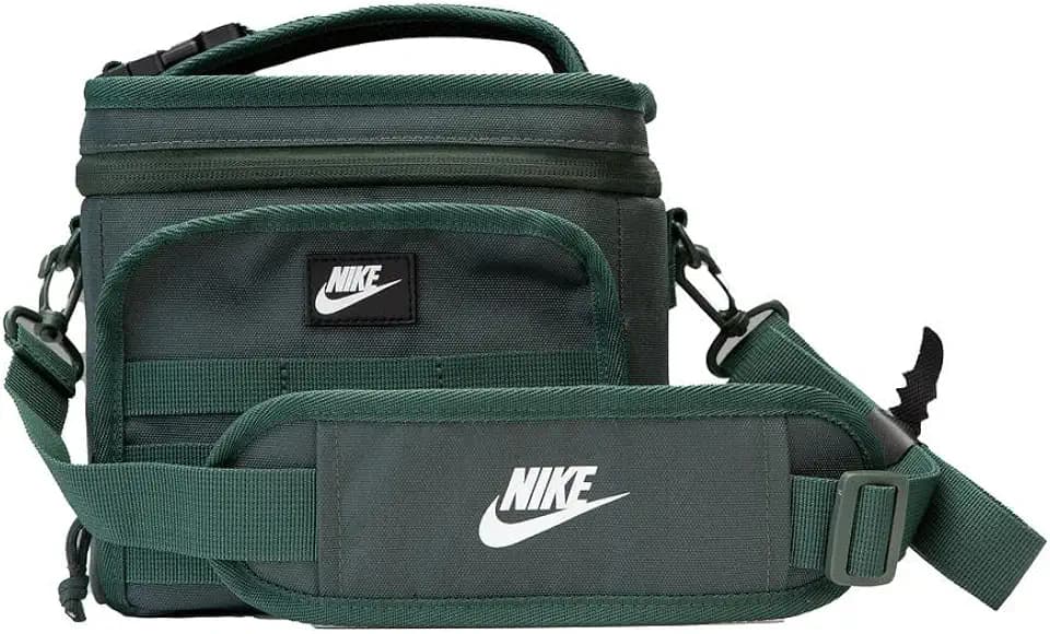 Nike Insulated Lunch Bag with Adjustable Shoulder Strap – Vintage Green - One Size, 9A2993-E6H