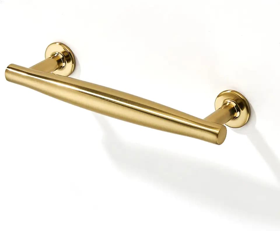 SAILING 10 Pack Cabinet Handles-5"/128mm Champagne Bronze Cabinet Pulls for Kitchen Bathroom Living Room Bedroom Modern Drawer Handles