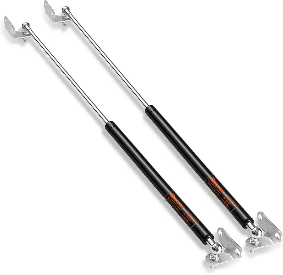 30 inch 80lb Gas Struts with Mounting Brackets for RV Bed, Set of 2
