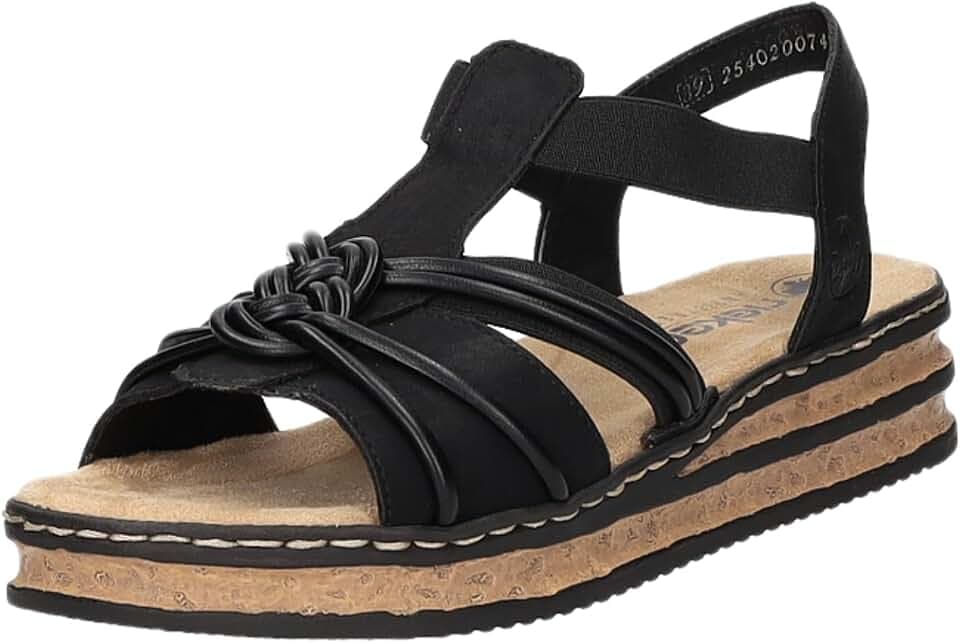 Rieker Damen 62969 Keil Sandaletten