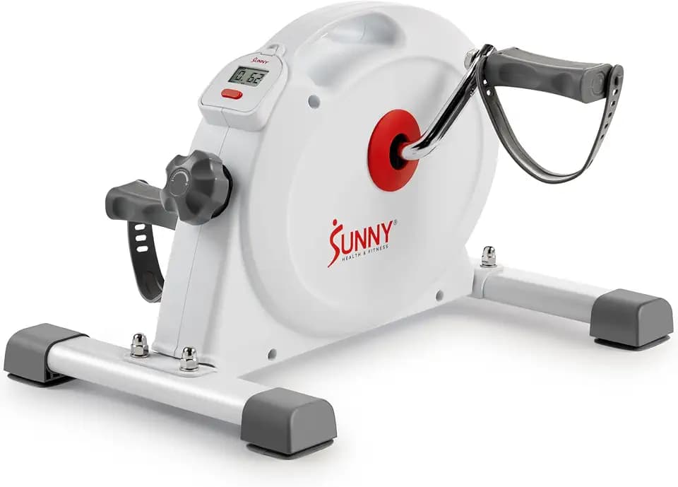 Sunny Health & Fitness Smart Mini-Bike, Pedaltrainer für Arme und Beine