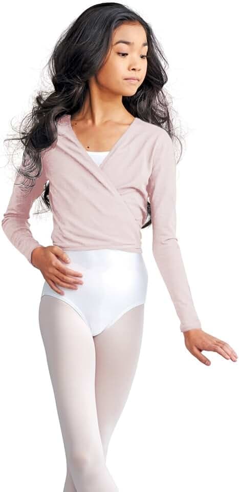 Capezio Mädchen Cross-Over Top-Girls Pullover Sweater