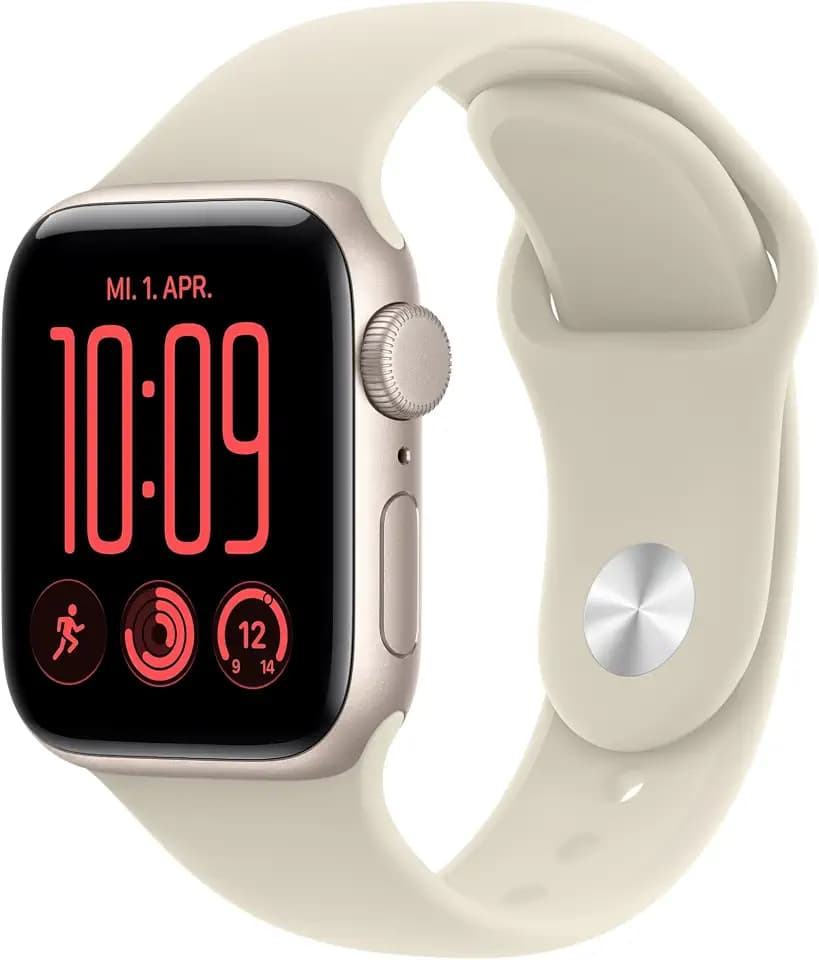 Apple Watch SE 3 GPS, 40 mm Aluminiumgehäuse Polarstern