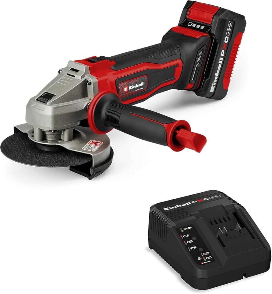 Einhell Akku-Winkelschleifer TE-AG 18/125-2 Li (1x 4,0 Ah)