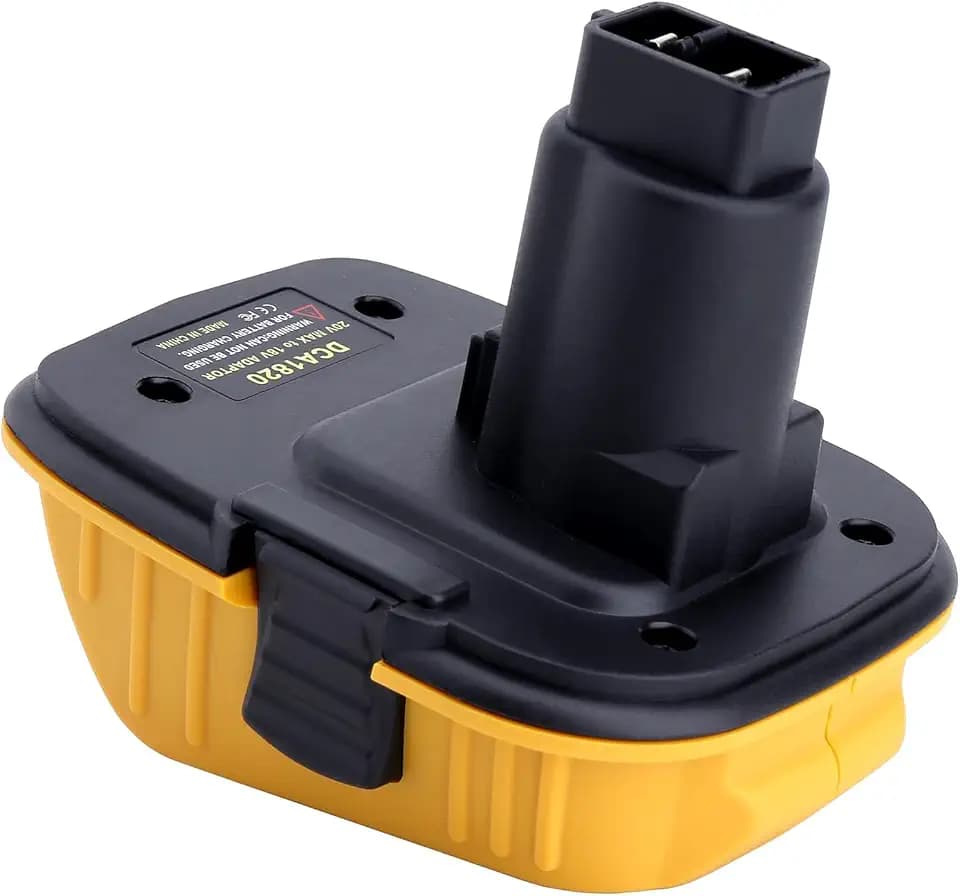 DCA1820 Adapter Compatible with 18V Battery Tools, Compatible with 20V Max Lithium Battery DCB203 DCB204 to 18V XRP NiCad NiMh Batteries DC9096