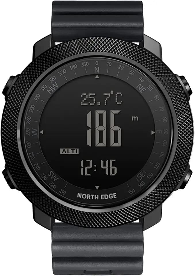 NORTH EDGE Apache 50mm 46mm Outdoor Digital Watch for Men