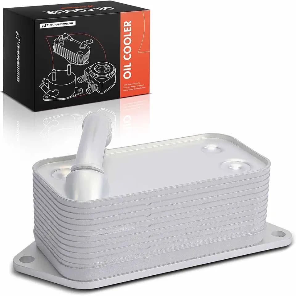 A-Premium Engine Oil Cooler Compatible with BMW
