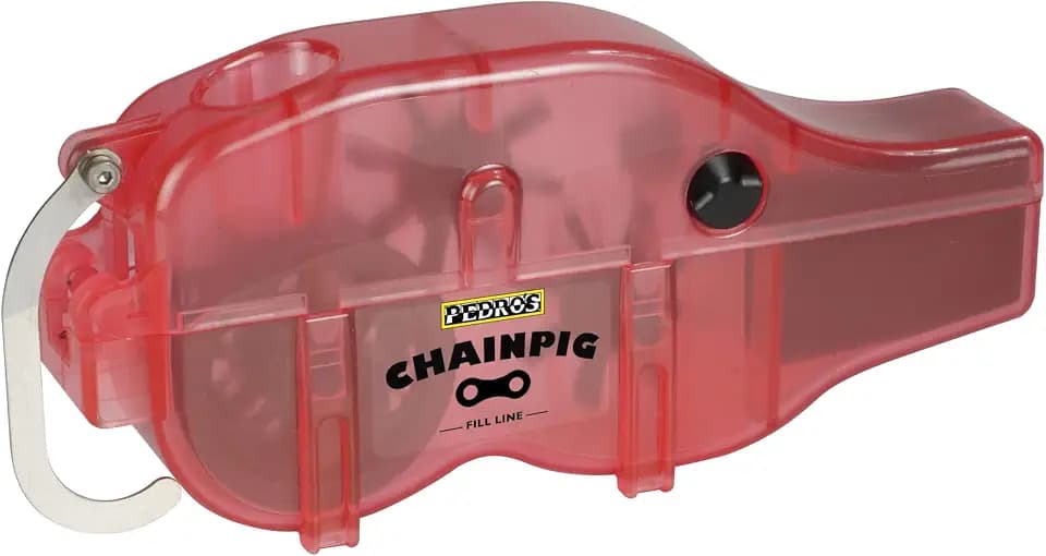 Pedro's Unisex's Pig II Chain Cleaning Machine, Red,