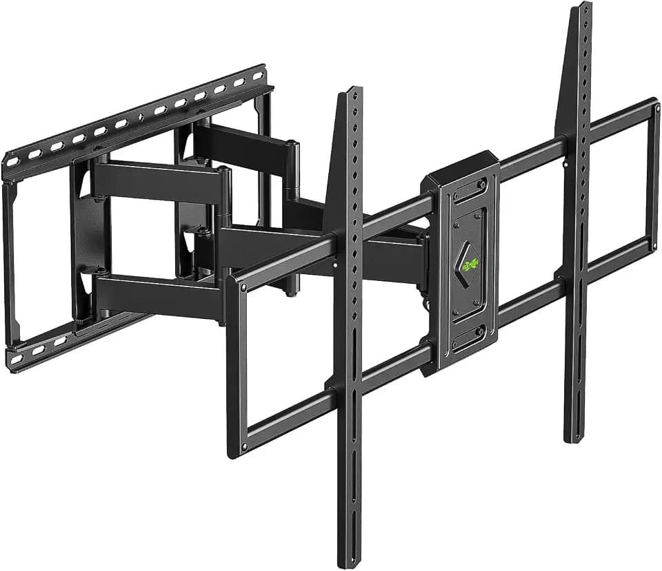 USX MOUNT Heavy Duty Full Motion TV Wall Mount for 60-120 Inch TVs, Holds 220lbs, 28" Extension Wall Bracket, Preassembled TV Mount for 65" 75" 85" 90" 98" 100", Max VESA 900x600mm, Fits 12-24" Studs