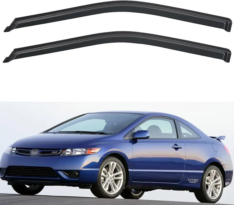 Window Visors Rain Guards for 2006-2011 Honda Civic Coupe