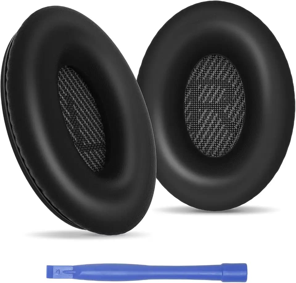 Replacement Ear Pads for Bose QuietComfort QC35/QC35 II Headphones Black