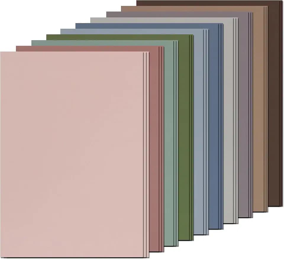 BEISHIDA A4 8.5 x 11 inch Colored Cardstock, 10 Assorted Colors Heavy Paper for Crafts, 250GSM Craft Paper for Inkjet Printing,Scrapbook,Card Making,DIY Art Projects and Party Decorations(30 Sheets)