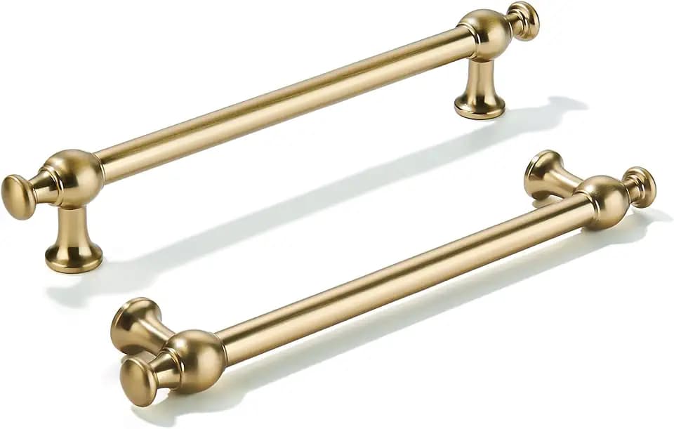 khtumeware 5-Pack 8-Inch(203mm) Champagne Bronze Cabinet Pulls