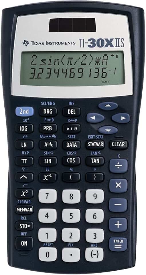 Texas Instruments TI-30 XIIS Schulrechner, dunkelblau