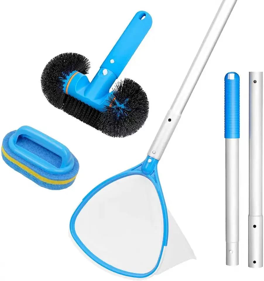 TidyMister 4-in-1 Spa Cleaning Kit with 2 ft Pole