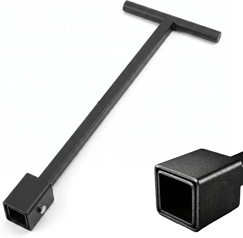2-in-1 Sewer Cleanout Plug Wrench,27" Extended Reach Plumbing Tool